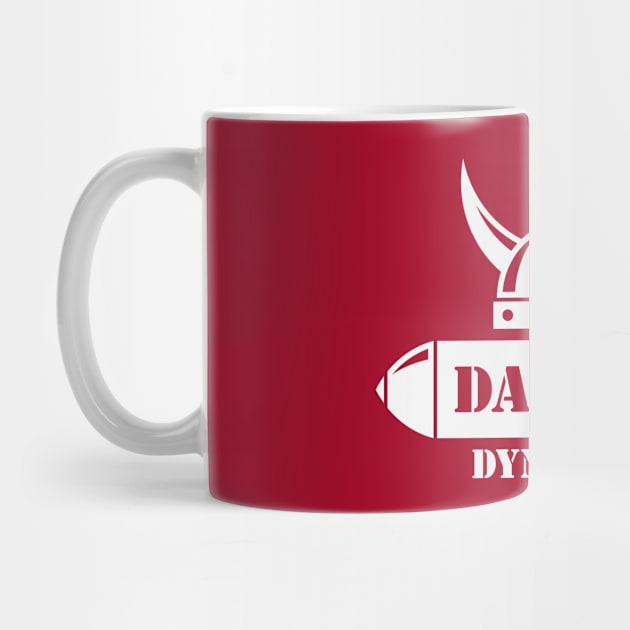 Danish Dynamite (Denmark / Football / Viking / Missile / White) by MrFaulbaum